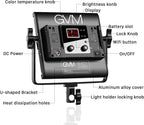 GVM - Luz de video LED 560, 3 paquetes de iluminación de fotografía...