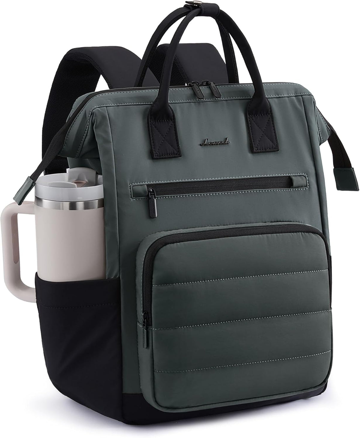 LOVEVOOK - Mochila de computadora portátil para mujer, mochila de t...