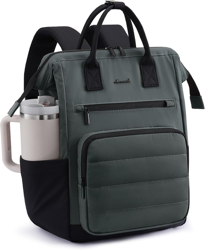LOVEVOOK - Mochila de computadora portátil para mujer, mochila de t...