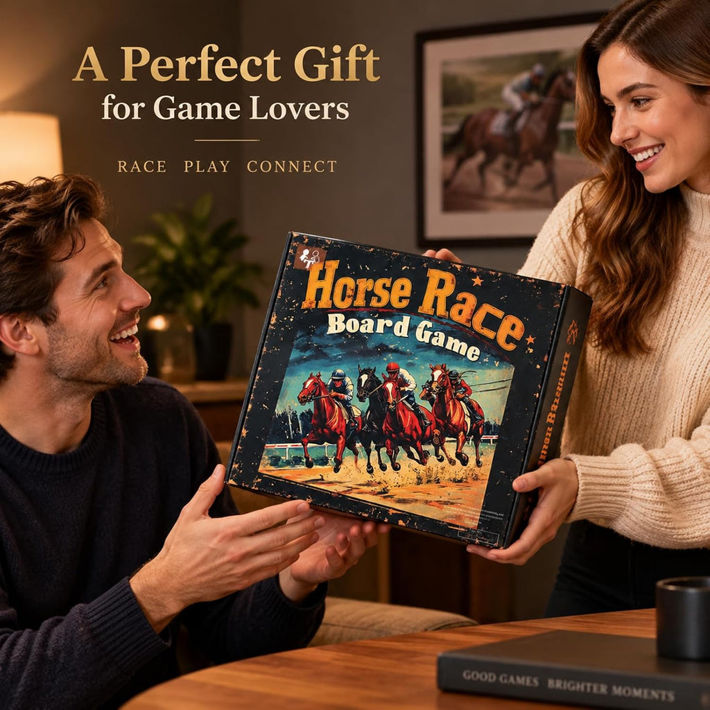 Juego de mesa plegable de carreras de caballos de 21 pulgadas para