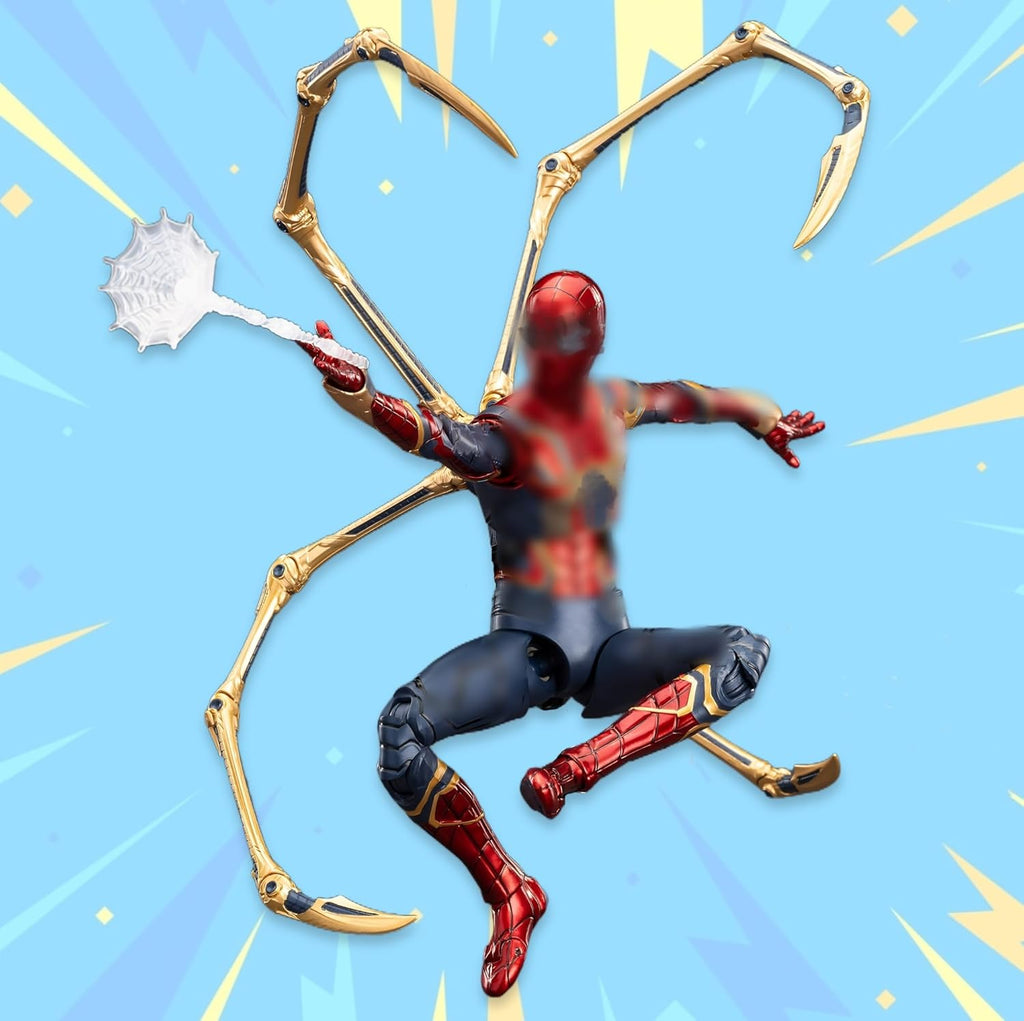LonullyMege Iron Spider Figuras de acción de 7 pulgadas