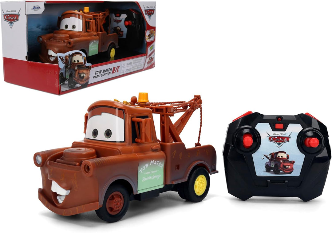Jada Disney Pixar Cars Turbo Racer Tow Mater - Vehículo RC a escala...