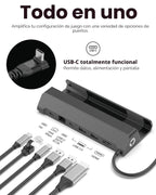 Legion Go USB-C Hub Dock para Legion Go – 6-en-1 Dock, puerto Expansion, carga, Video, Ethernet Support