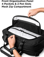 ALPAKA Bravo Brief - Portafolio para laptop de 16 pulgadas, bolsa de hombro de negocios con protección contra la intemperie, bolsa de mensajero para hombres para trabajo y viajes
