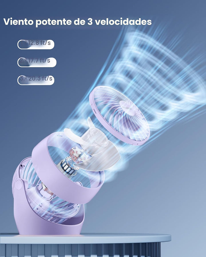 Gaiatop - Ventilador de escritorio, ventiladores eléctricos portáti...