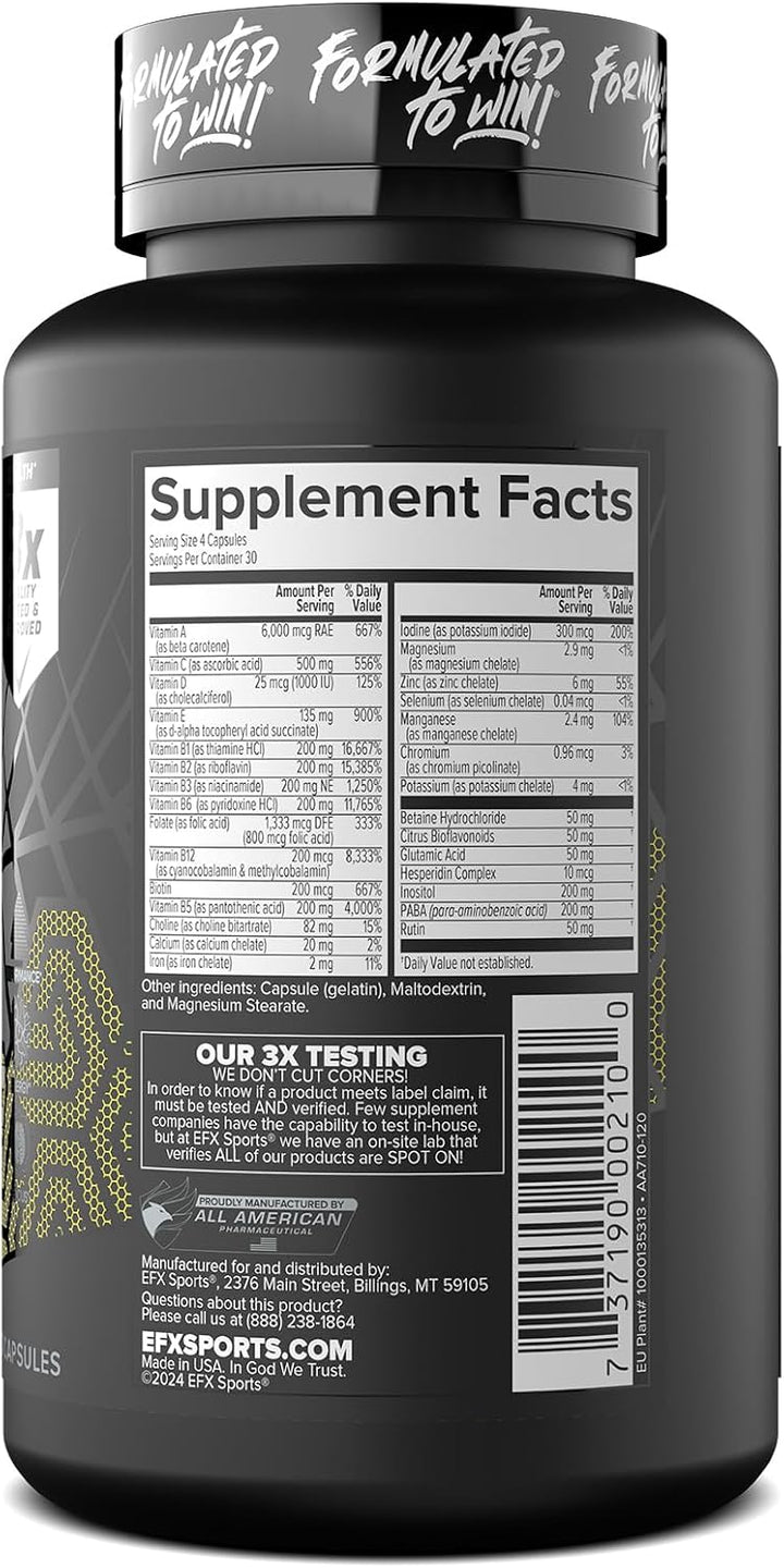 EFX Sports Vita Drive | Multivitamínico formulado para atletas | Co...