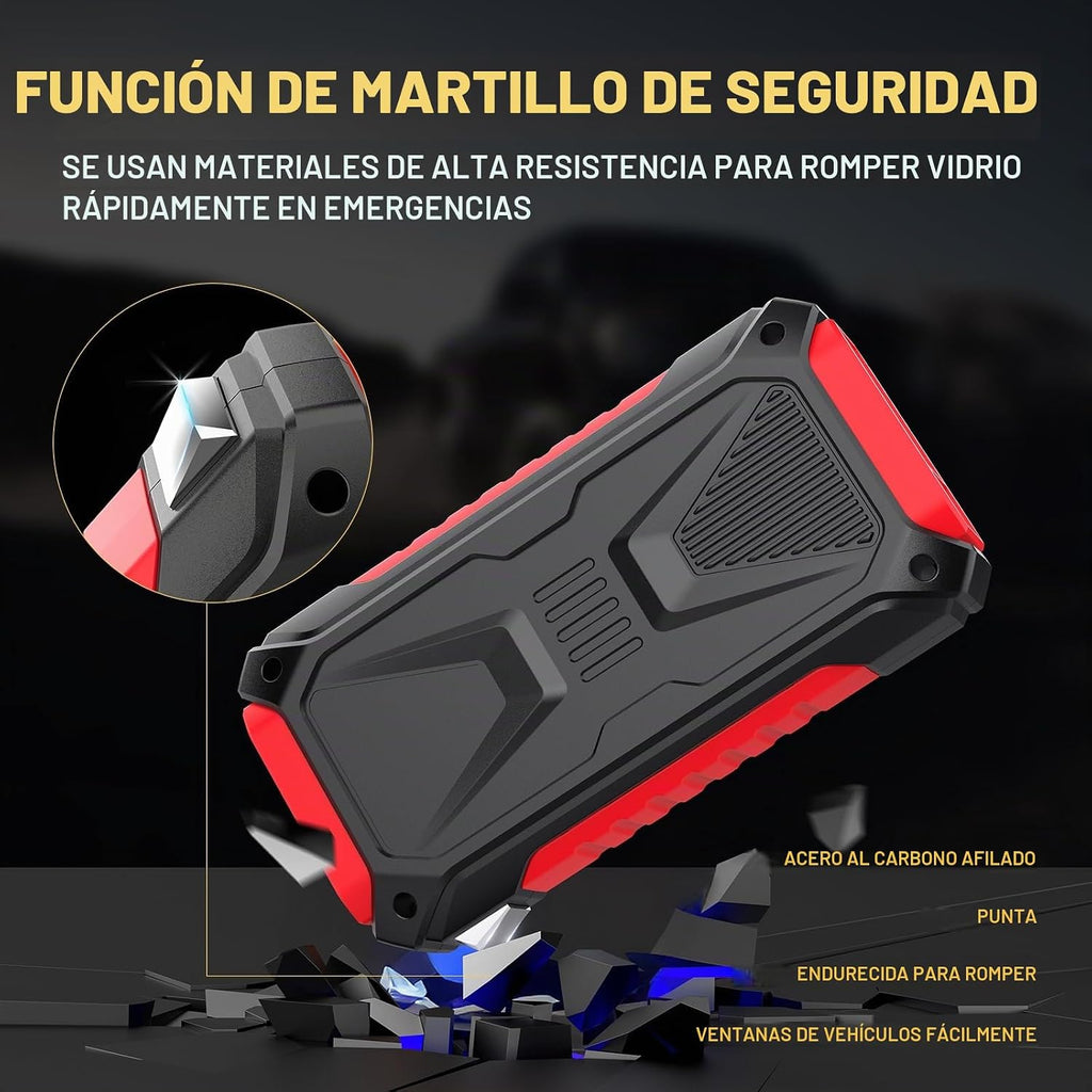 Arrancador de coche, paquete de refuerzo de batería de 12 V