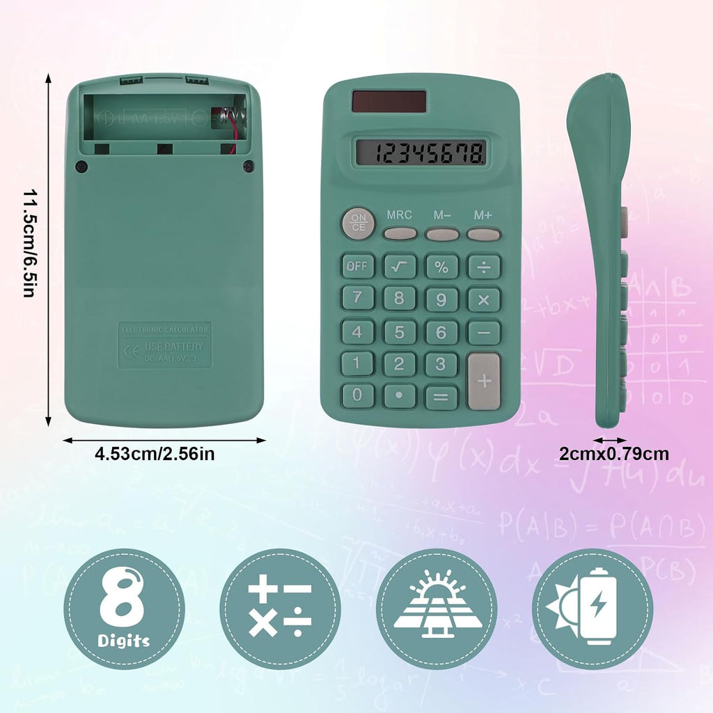 Tellegloww Calculadora de bolsillo científica de 48 piezas a granel