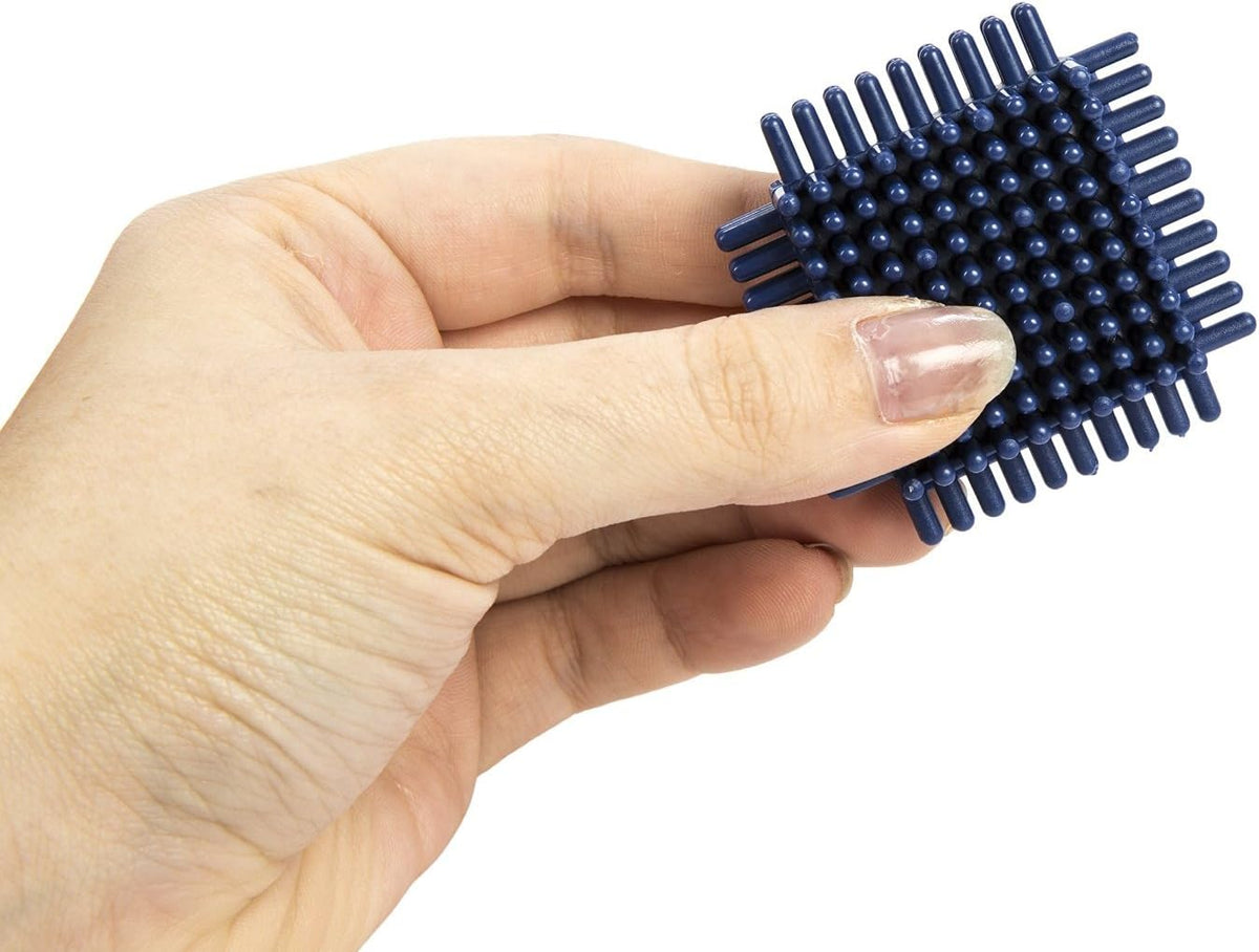 B. toys Bloques de cerdas, 68 bloques entrelazados en frasco, construcción