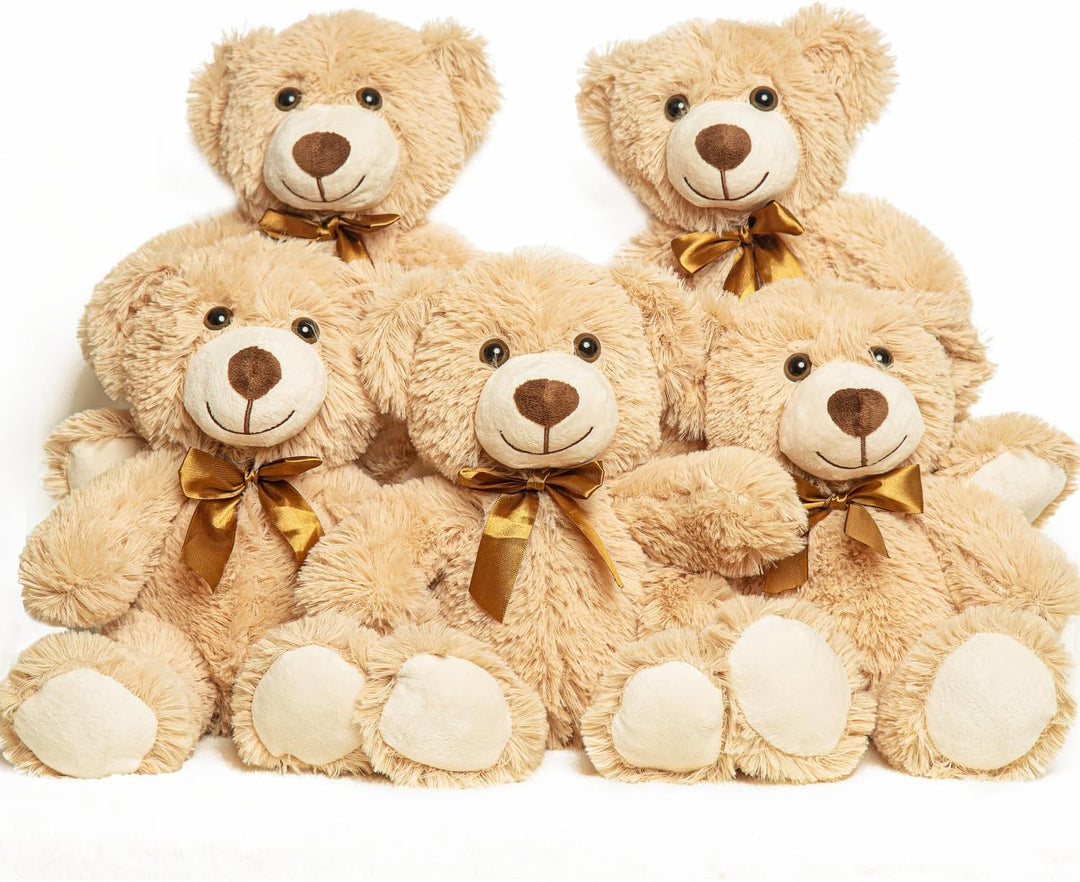 LELELONG Paquete de 5 Osos de Peluche a Granel de 13.5 Pulgadas Oso...