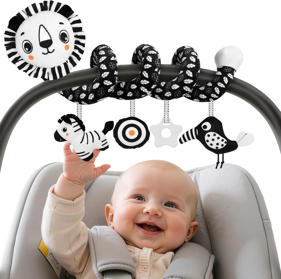 FPVERA Juguetes de Asiento de Coche para Bebés 0-6 Meses: Juguete d...