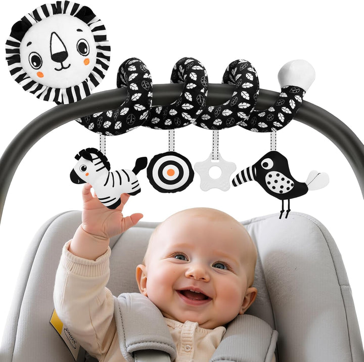 FPVERA Juguetes de Asiento de Coche para Bebés 0-6 Meses: Juguete d...