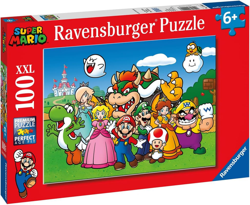 Ravensburger Super Mario - Rompecabezas de 100 piezas para niños a partir de 6 años, piezas extra grandes