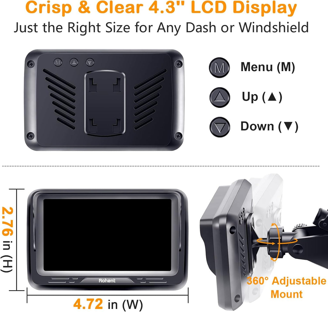 Cámara de coche Rohent para bebé USB: fácil de instalar, Plug and P...