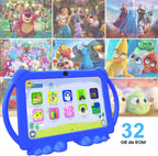 HOTTABLET Tableta para niños Android de 7 pulgadas, 4 GB de RAM 32 GB ROM, Azul