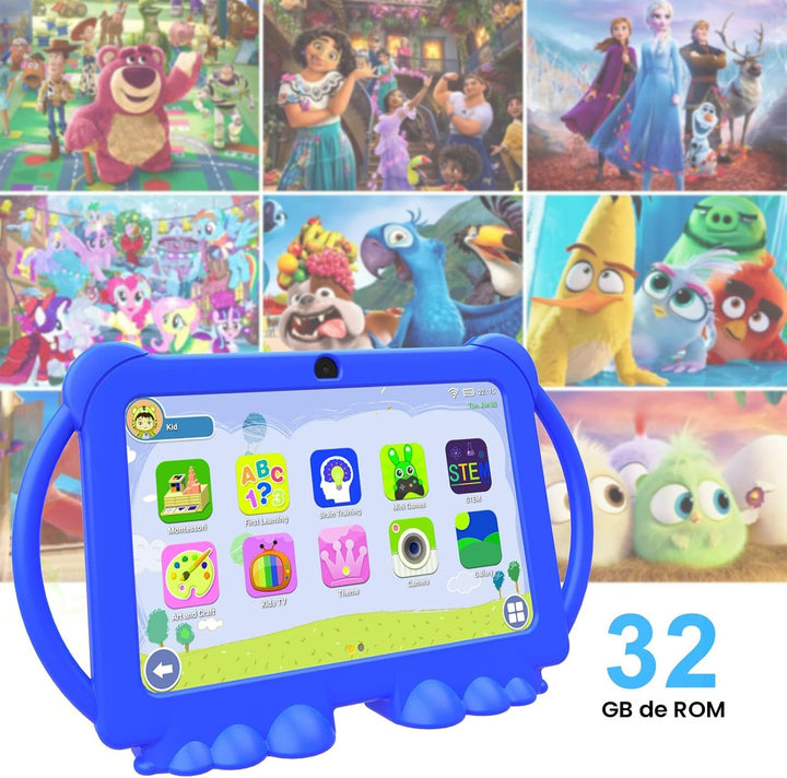 HOTTABLET Tableta para niños de 7 pulgadas, Android 12, 4 GB de RAM...