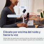 Elgato Micrófono de condensador USB Wave: Neo, toque para silenciar