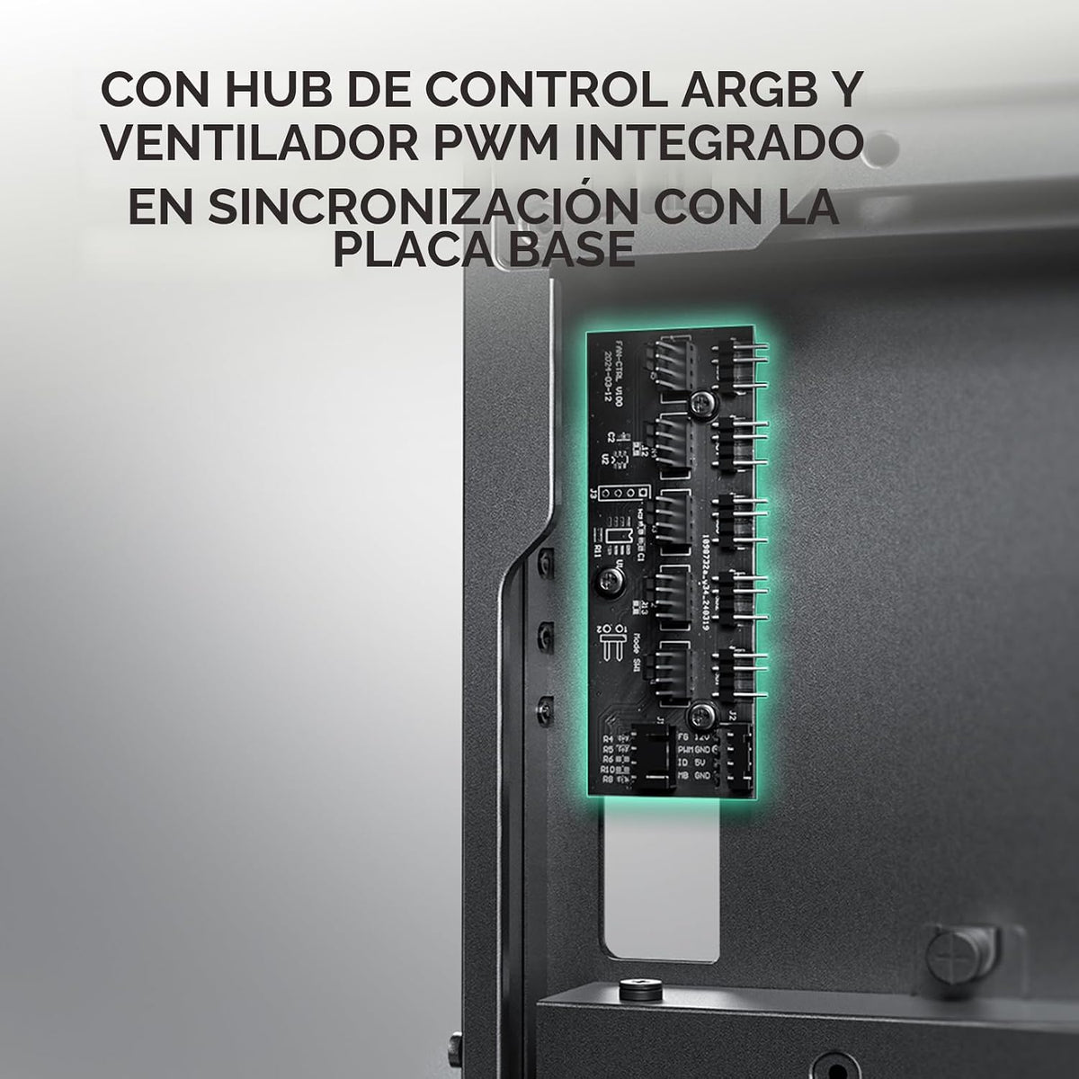 Antec Flux Pro, 6 ventiladores PWM incluidos, panel frontal de alto...