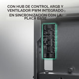 Antec Flux Pro, 6 ventiladores PWM incluidos, panel frontal de alto...