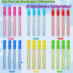 EagleStone 24 varitas de burbujas gigantes de 14.6 pulgadas, palos largos