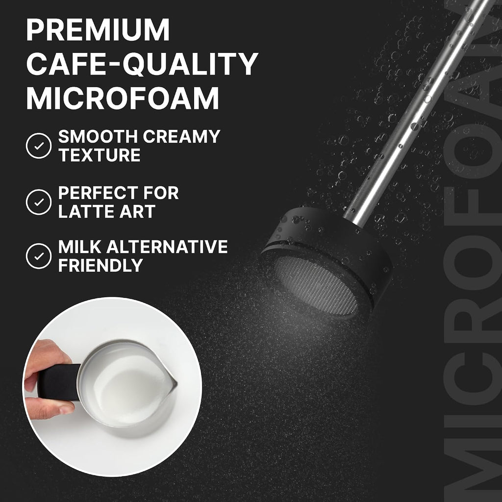 Subminimal Espumador de leche de litio NanoFoamer Espumador de mano