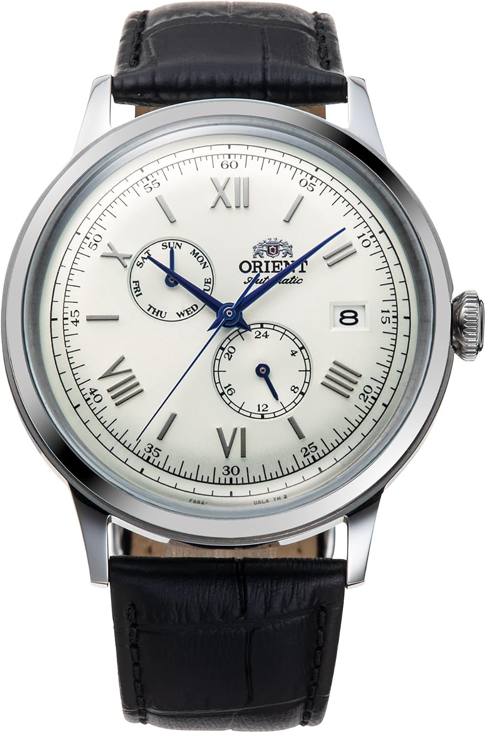 Orient Bambino Versión 8 Calendario Semanal Automático Reloj de Vestir Modelo: RA-AK0701S30B