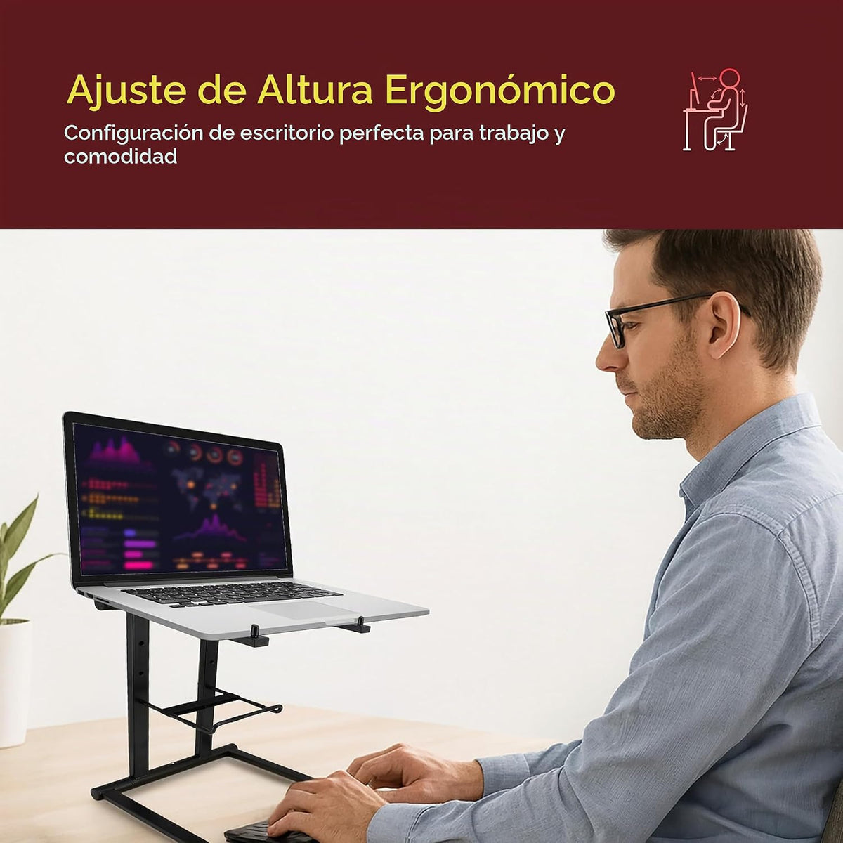 Soporte de mesa Pyle plpts47 para todo tipo de dispositivos. Estaci...