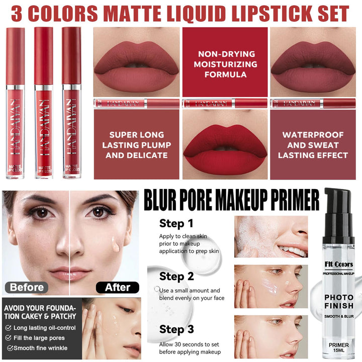 Kit de maquillaje todo en uno para mujeres, kit completo, set de re...