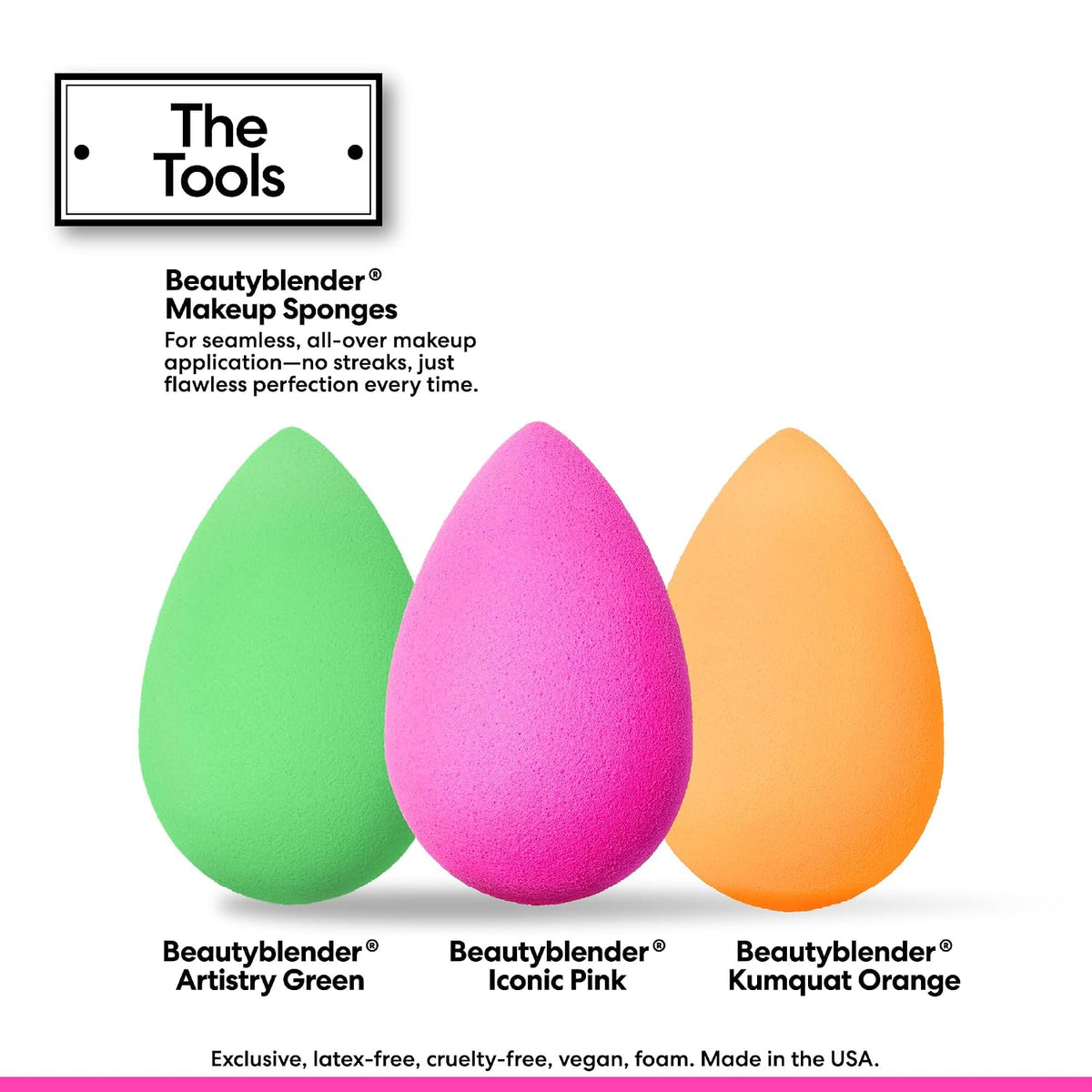 Beautyblender Bouncehaus Essentials Set, 3 esponjas de maquillaje