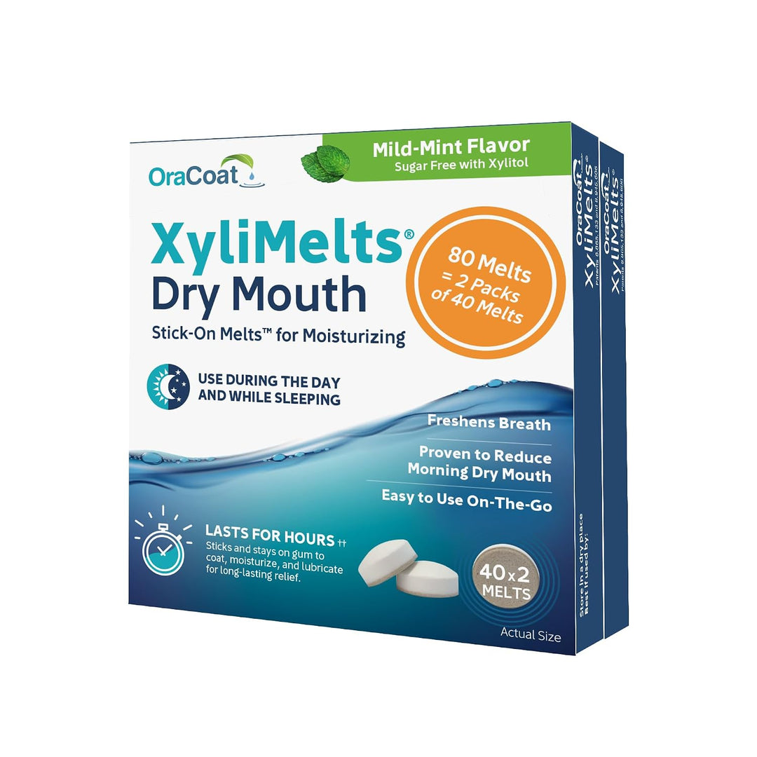 oracoat xylimelts Sabor de menta suave, 80 unidades x caja