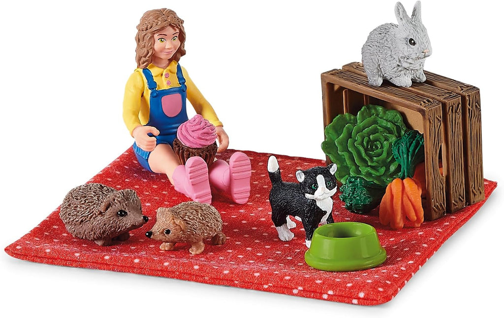 Schleich Farm World - 29Pz Picnic Con Little Pets - Niños 3+ | 72160