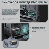 Antec Flux Pro, 6 ventiladores PWM incluidos, panel frontal de alto...