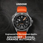 UNDONE Aqua Collection - Reloj automático para hombre, relojes de buceo para hombre