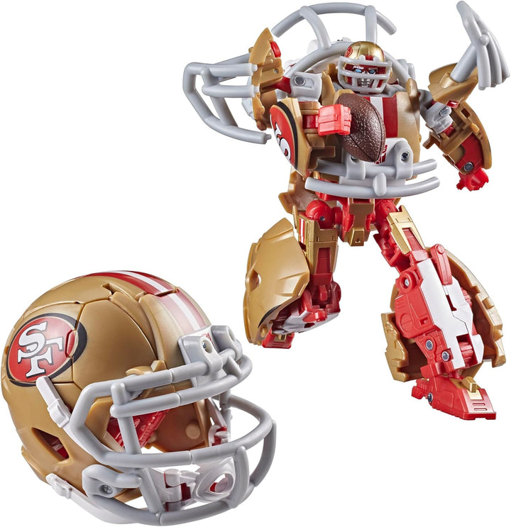 Transformers NFL San Francisco 49ers Goldrush, figura de acción rob...