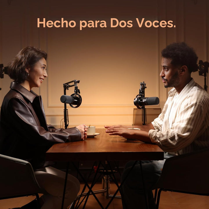 MAONO PD200W Paquete de equipo de podcast híbrido inalámbrico para...
