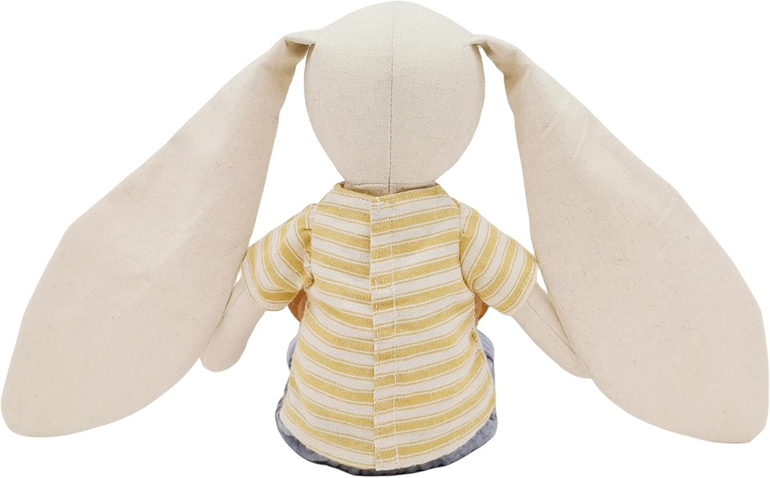 Mikee Fluffie Peluche de conejo de 15 pulgadas para bebé, muñeca de...