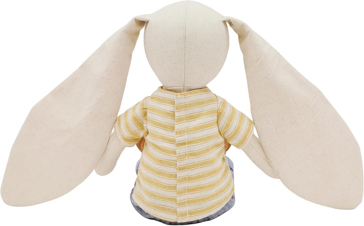 Mikee Fluffie Peluche de conejo de 15 pulgadas para bebé, muñeca de...