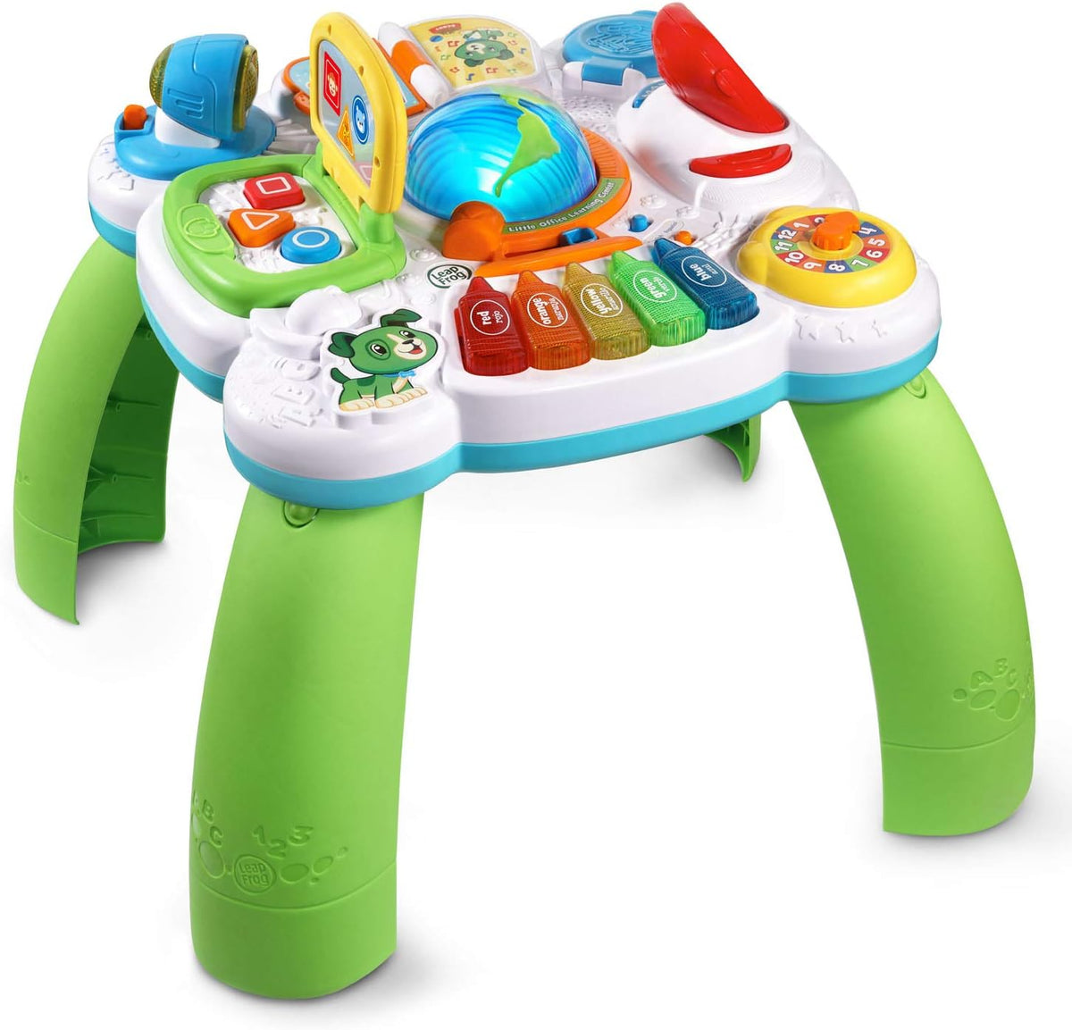 LeapFrog - Centro de aprendizaje Little Office (embalaje sin frustración), color verde