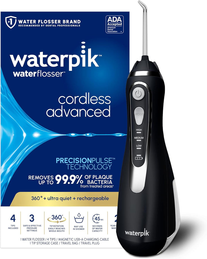 Waterpik Irrigador dental inalámbrico Advanced 2.0 para dientes, en...