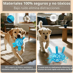 Juguetes interactivos para perros, pelota de fútbol para perros