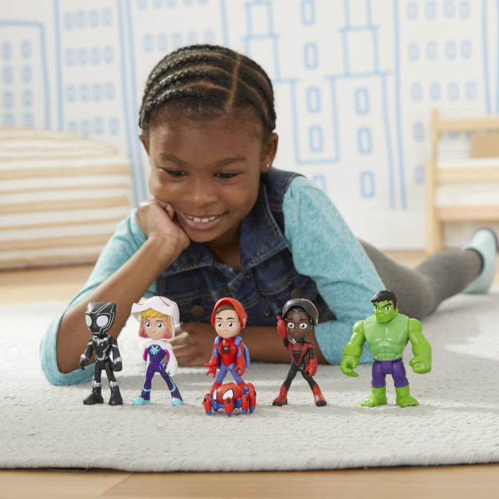Marvel Hasbro - Paquete de figuras de acción de Spidey y sus increí...