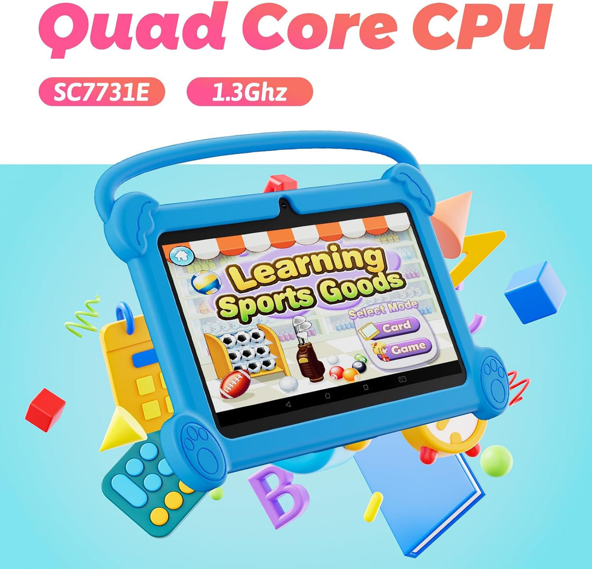 Tablet para niños DIGITHINK de 7 pulgadas 3-9 con estuche protector...
