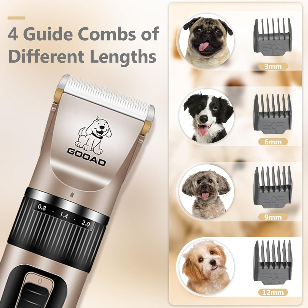 Kit de aseo para cortar perros y recortador de patas para cabello y
