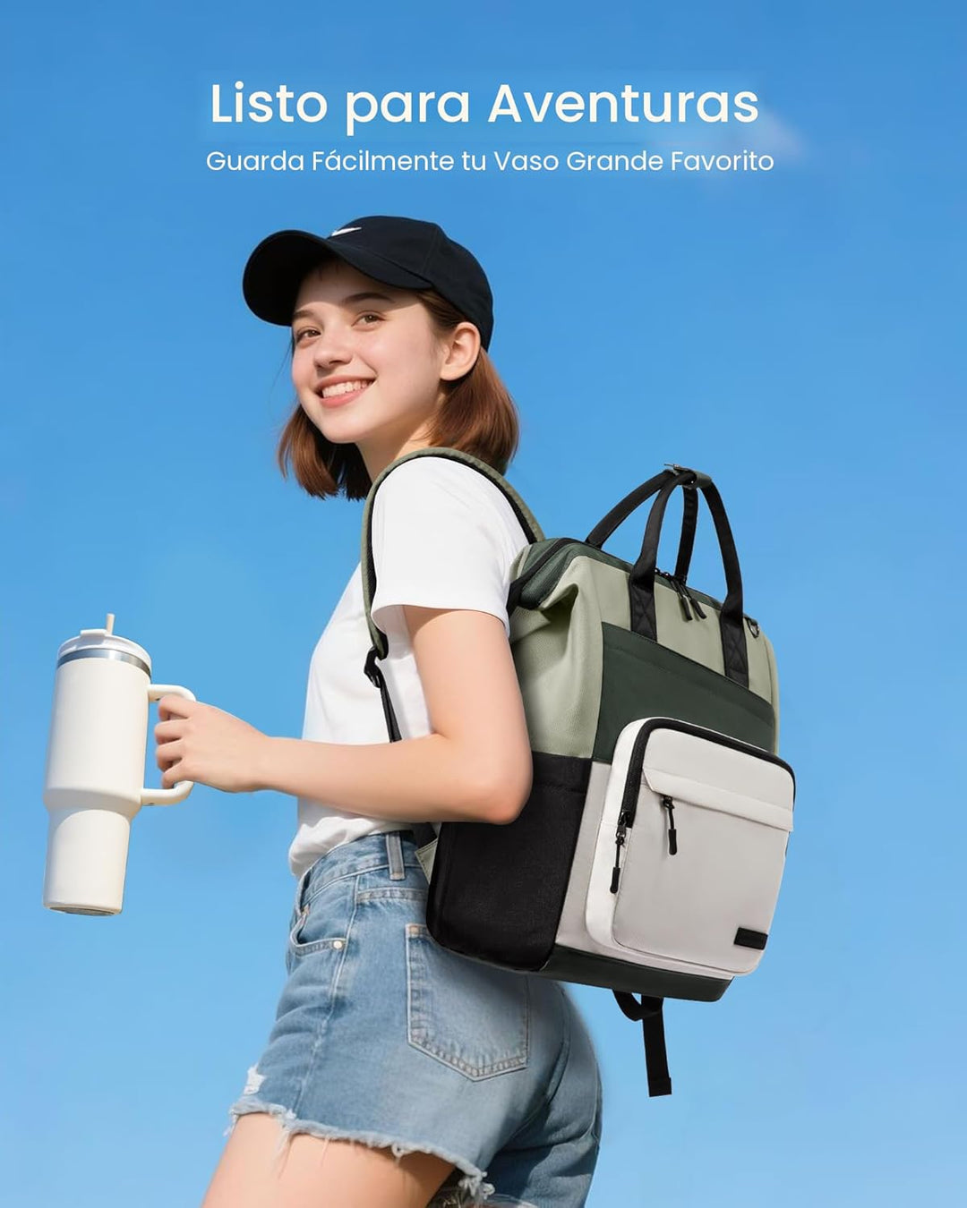 LOVEVOOK - Mochila de computadora portátil para mujer, mochila de 1...