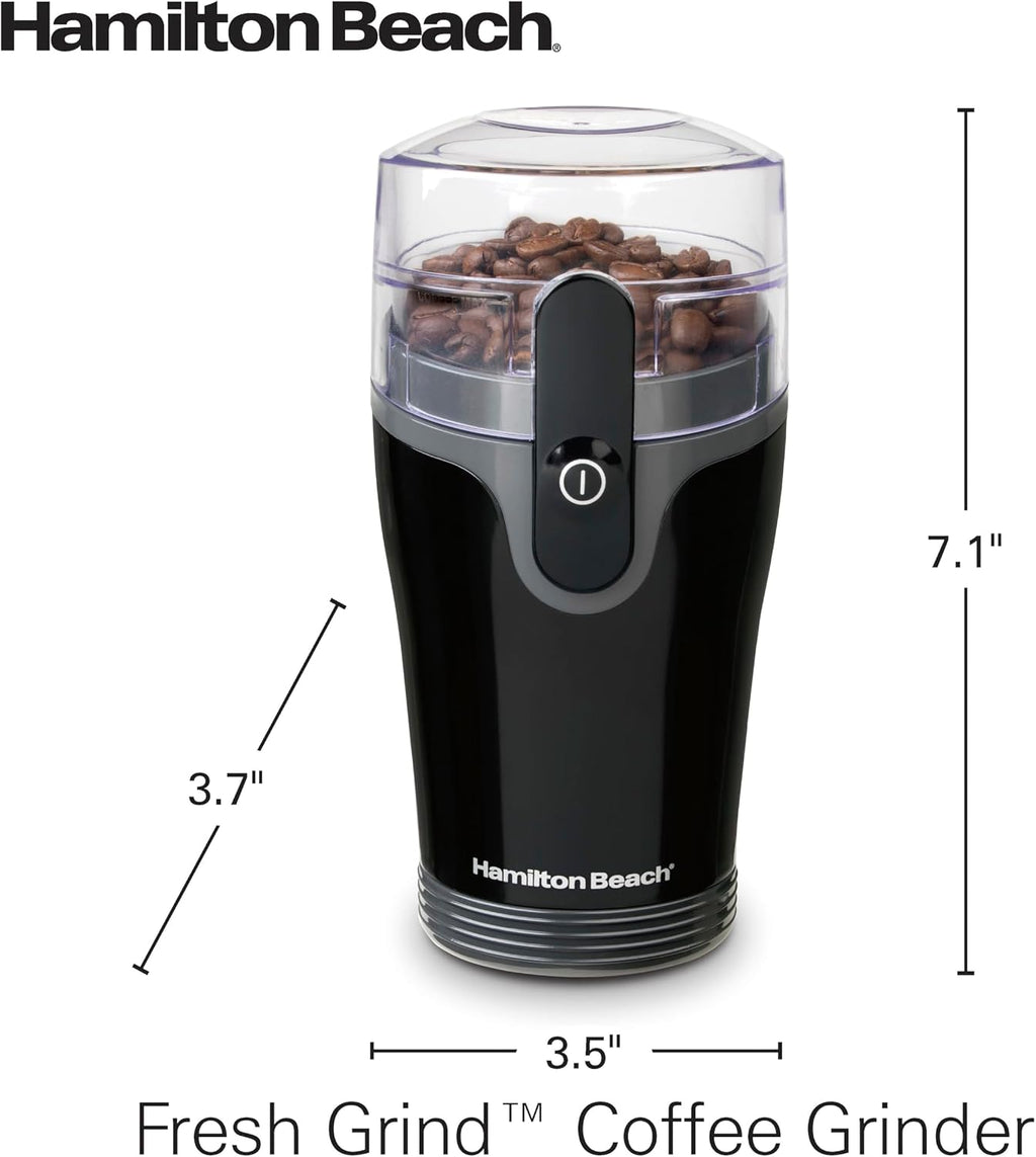 Hamilton Beach Molinillo de café eléctrico Fresh Grind para hasta 12 tazas