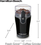 Hamilton Beach Molinillo de café eléctrico Fresh Grind para hasta 12 tazas