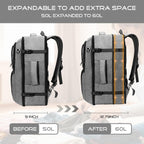 Fxcelets Mochila de viaje extra grande, mochila de equipaje de mano