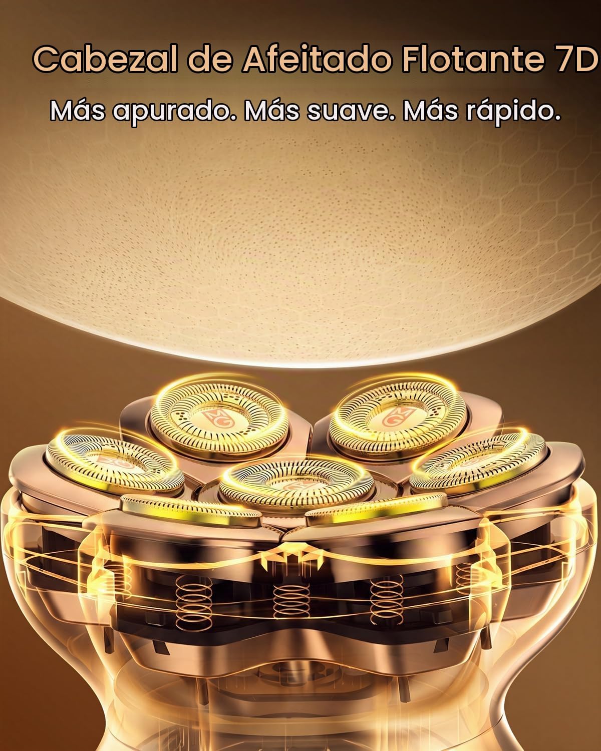 MAXGROOM Afeitadora de cabeza PRO 7D para hombres calvos, maquinilla de