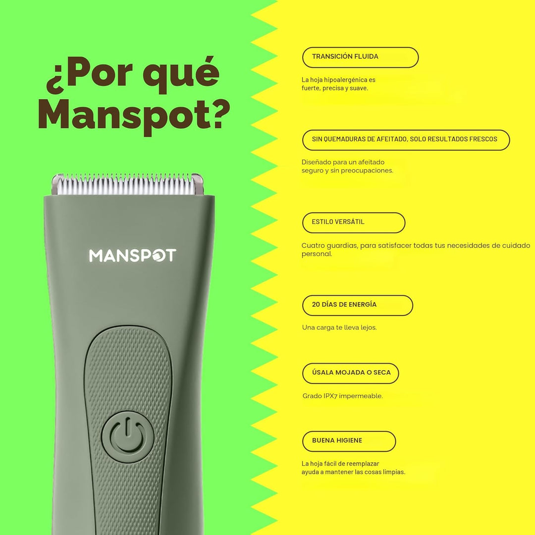 MANSPOT Recortadoras de Acabado de Vello Manscape, Recortadora de V...