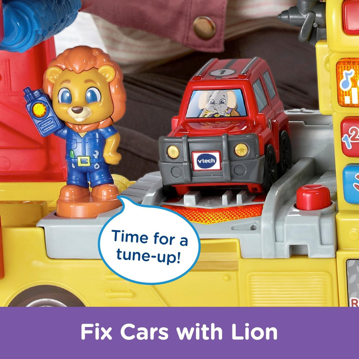 VTech 3-en-1 Vehículo de Carrera y Taller Interactivo para F toddlers